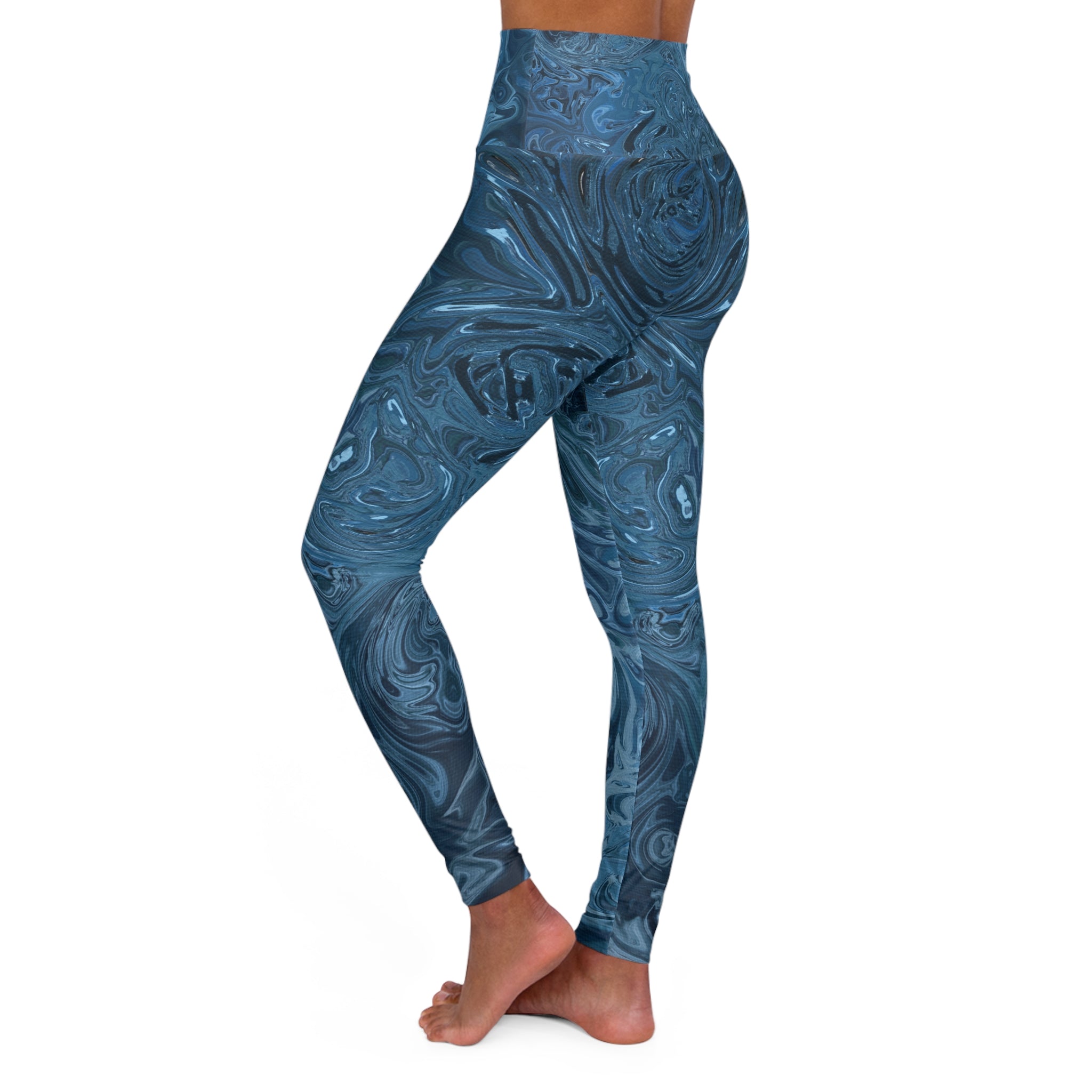 Trendy High Waisted Yoga Leggings