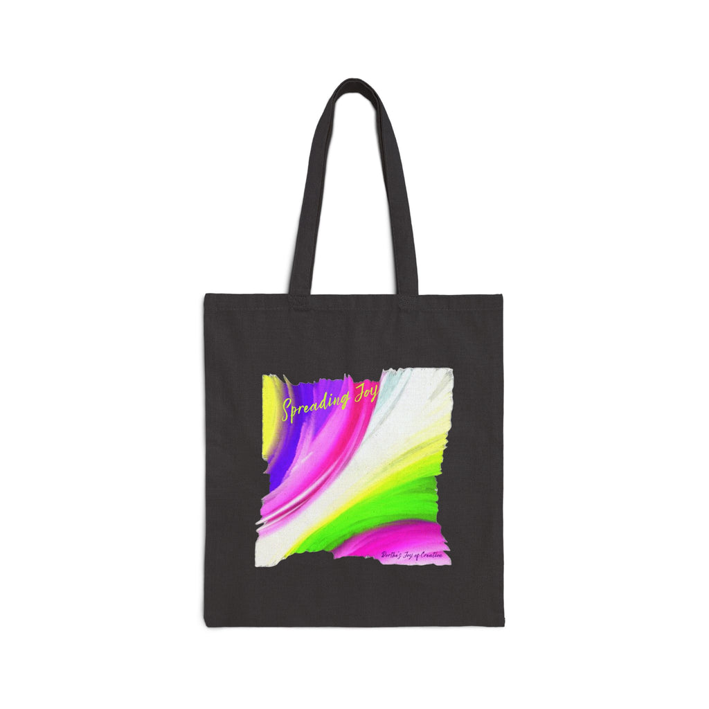 Spreading Joy Cotton Canvas Tote Bag
