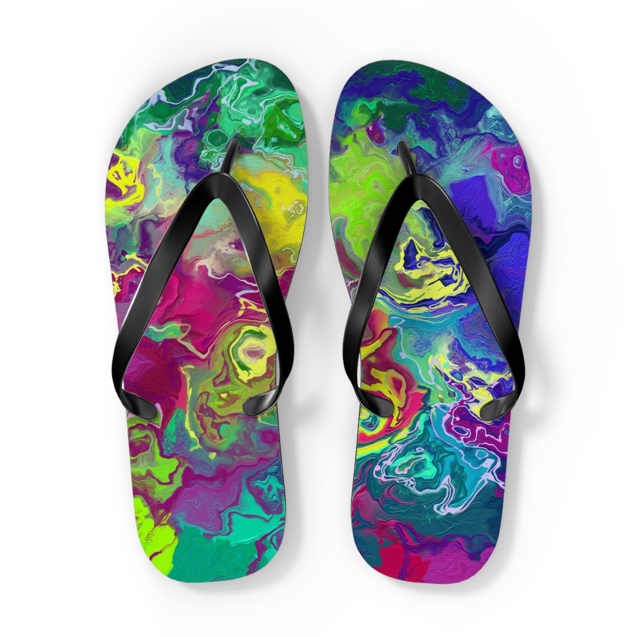 Vibrant Flip Flops