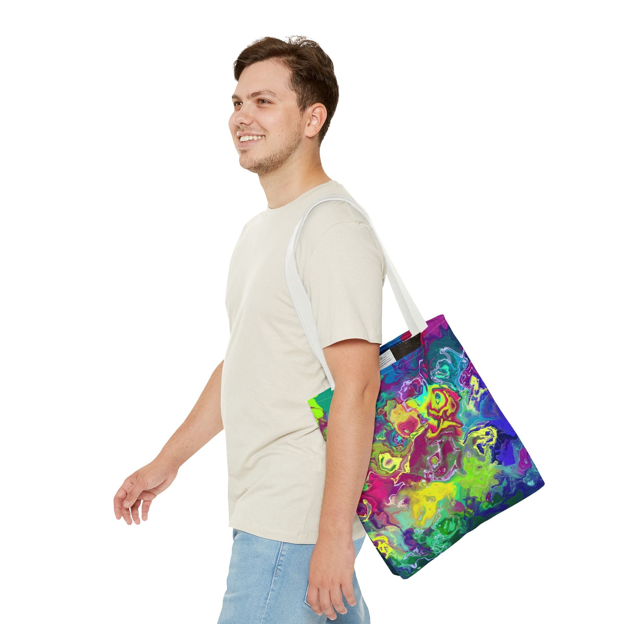 Vibrant Abstract Tote Bag