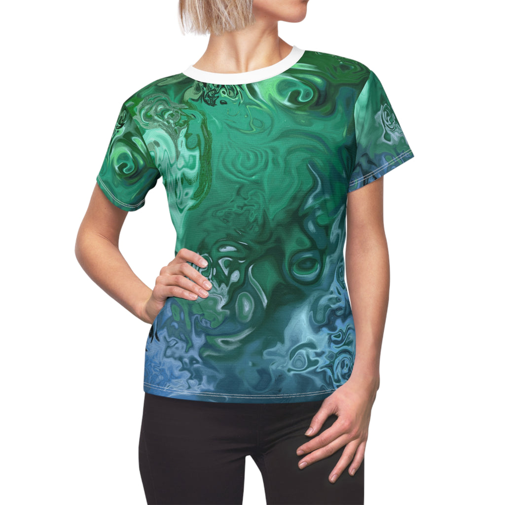 Nature-Inspired Women's Cut & Sew Tee, Abstract Art Shirt, Eco-Friendly Fashion, Unique Graphic Tee, Casual Summer Top, Gift for [...]