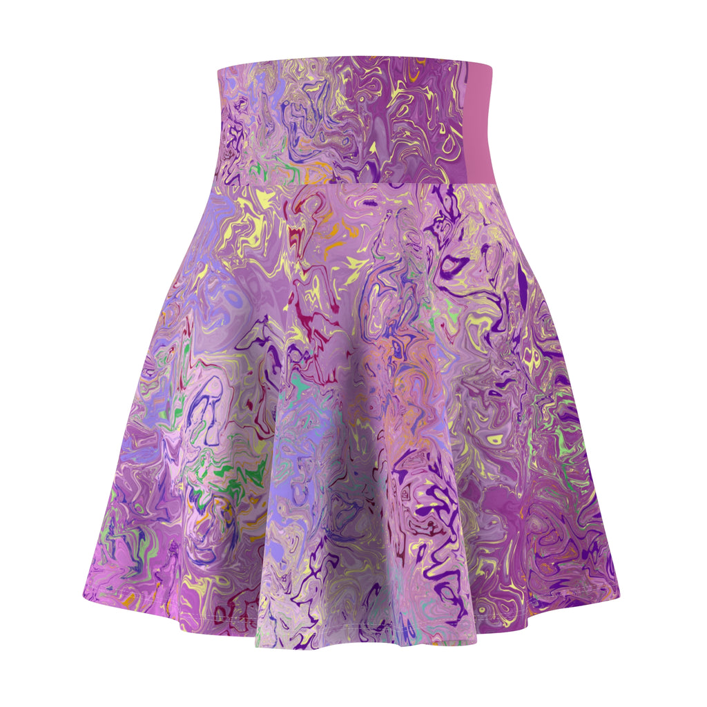 Whimsical Purple Women's Skater Skirt