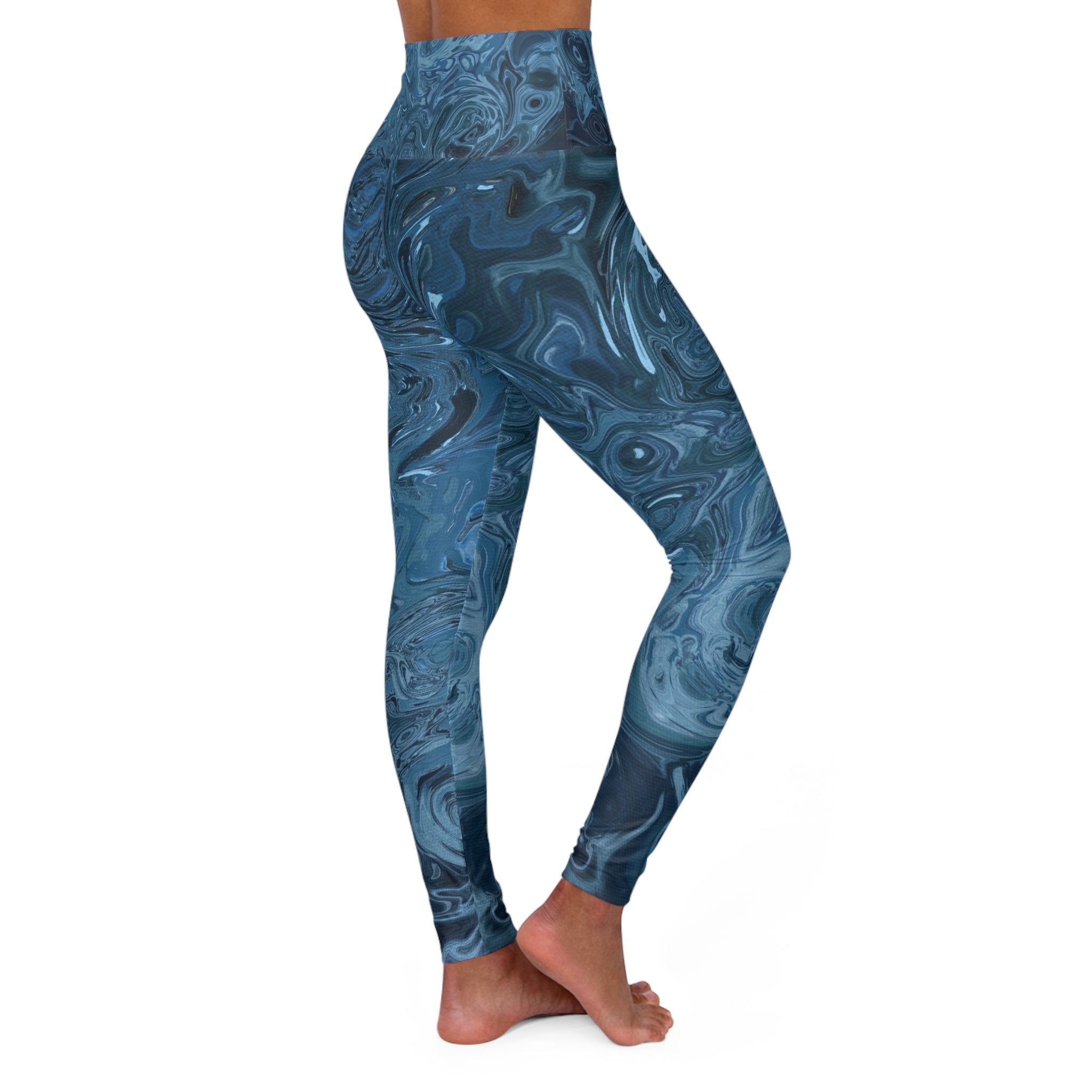 Trendy High Waisted Yoga Leggings