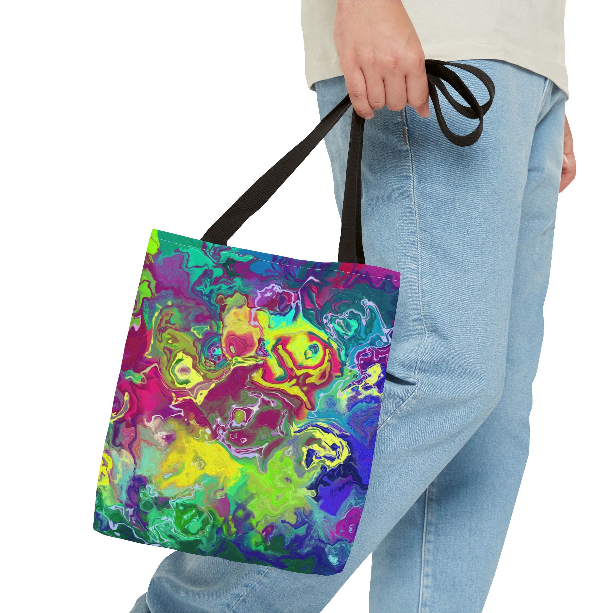 Vibrant Abstract Tote Bag