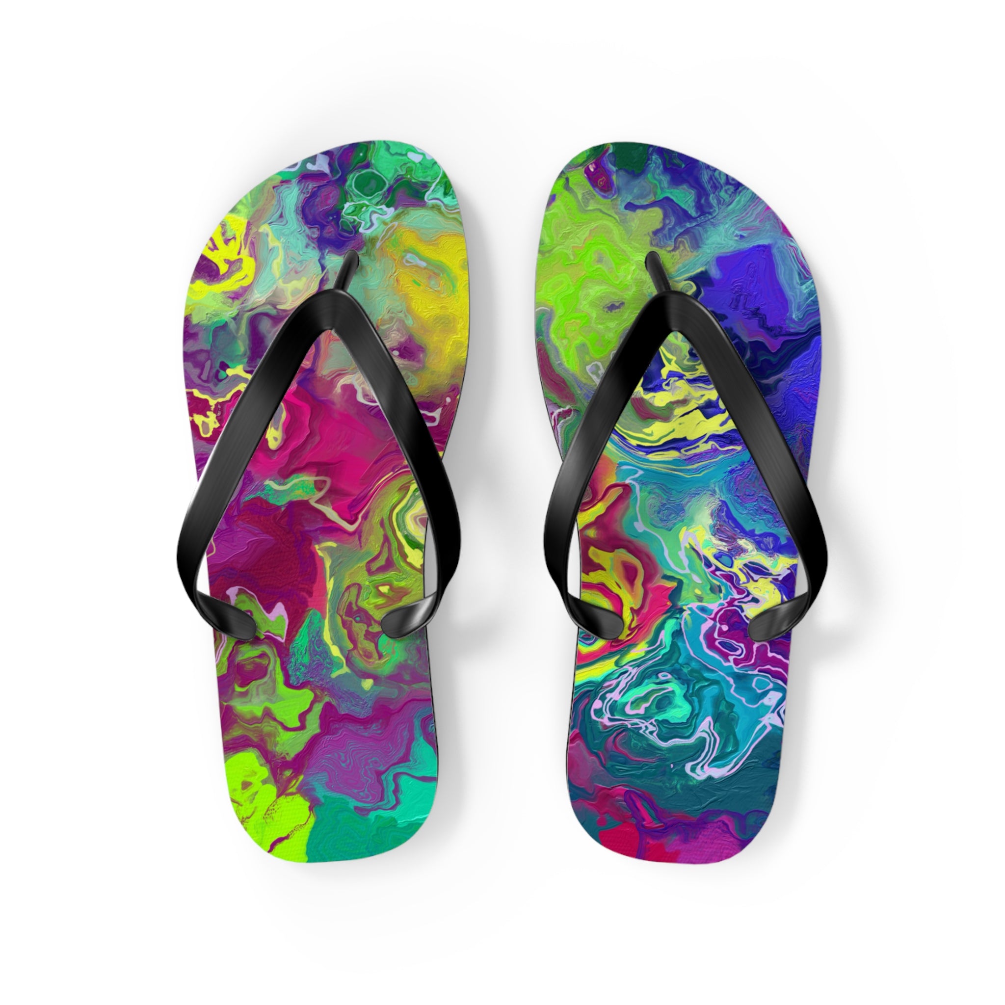 Vibrant Flip Flops
