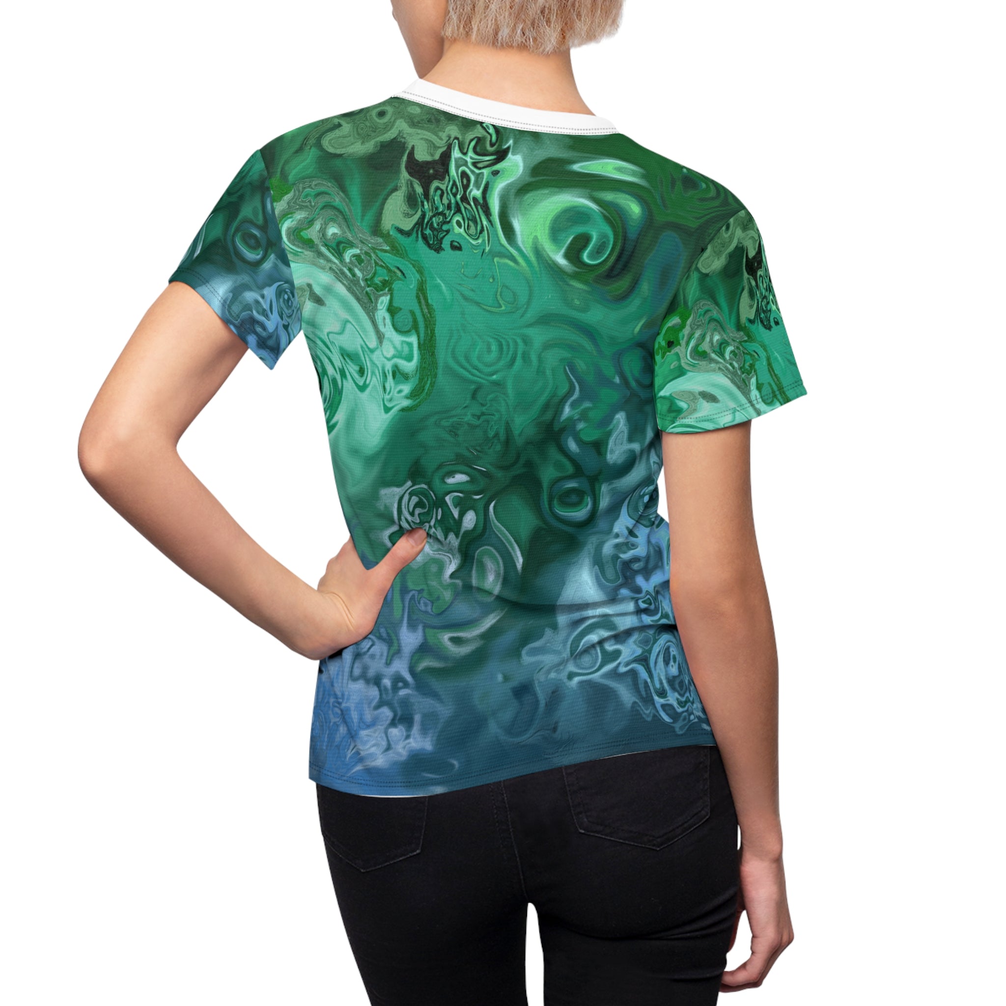 Nature-Inspired Women's Cut & Sew Tee, Abstract Art Shirt, Eco-Friendly Fashion, Unique Graphic Tee, Casual Summer Top, Gift for [...]