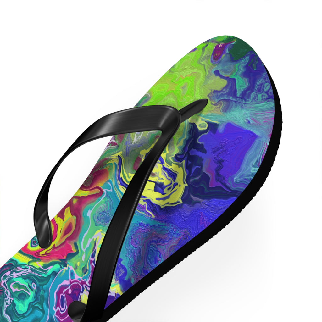 Vibrant Flip Flops