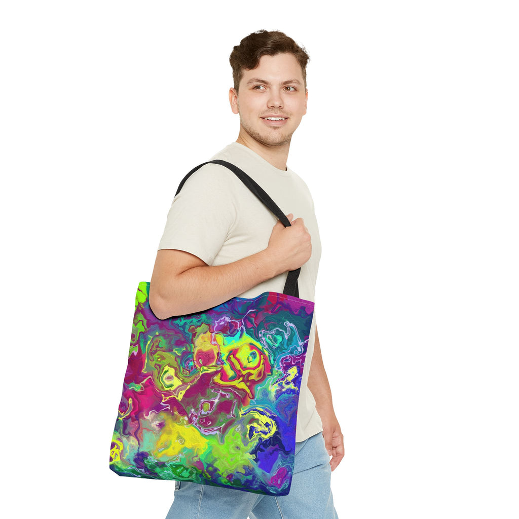 Vibrant Abstract Tote Bag