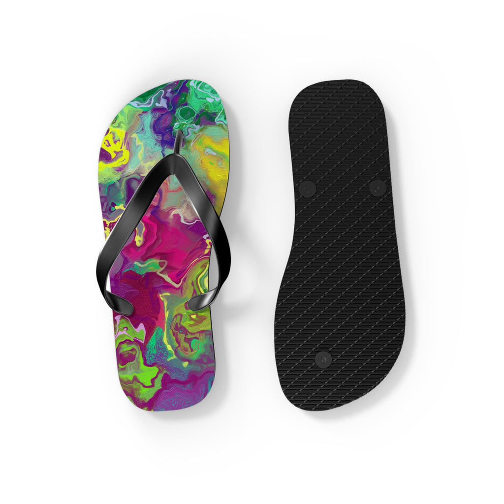 Vibrant Flip Flops