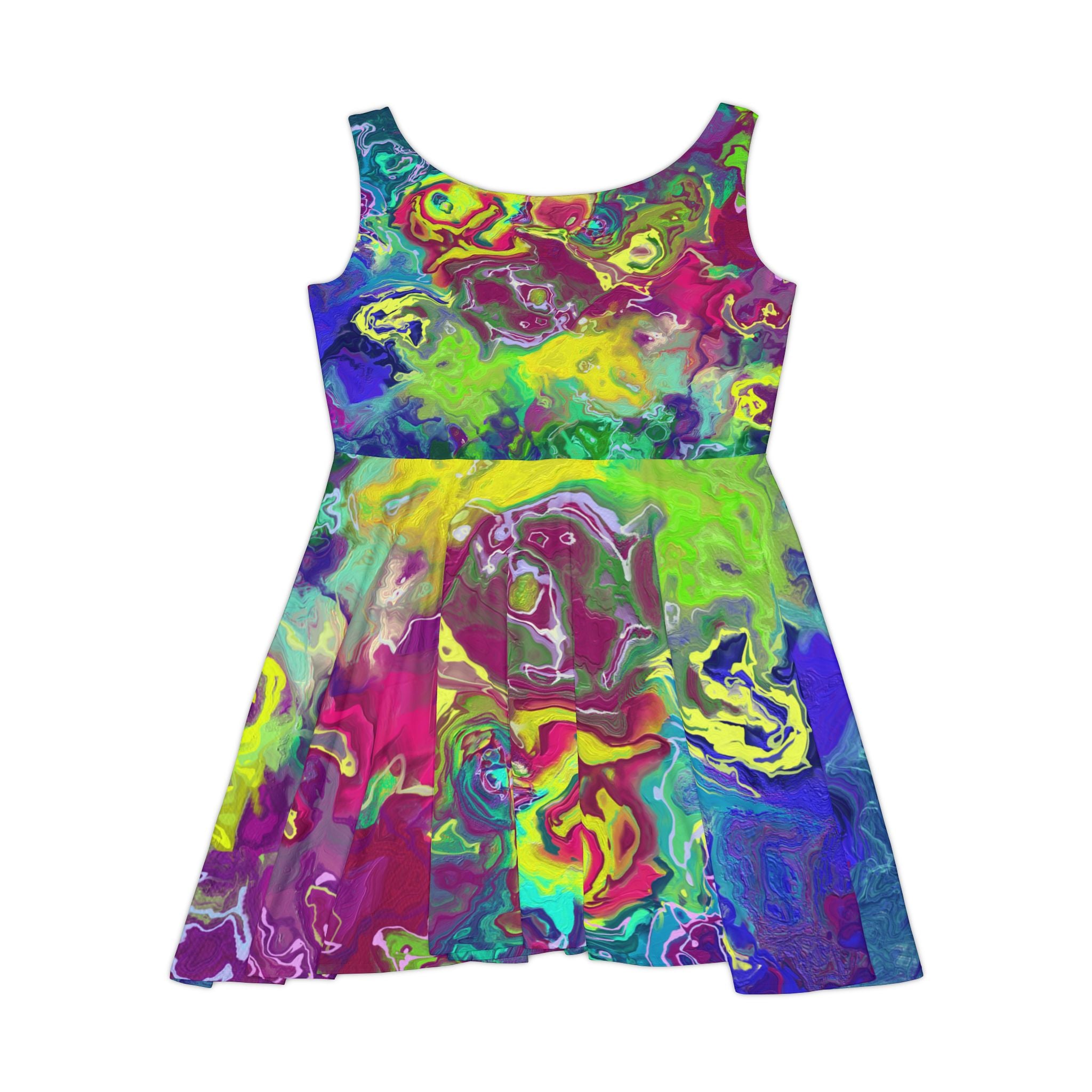 Vibrant Abstract Women's Skater Dress