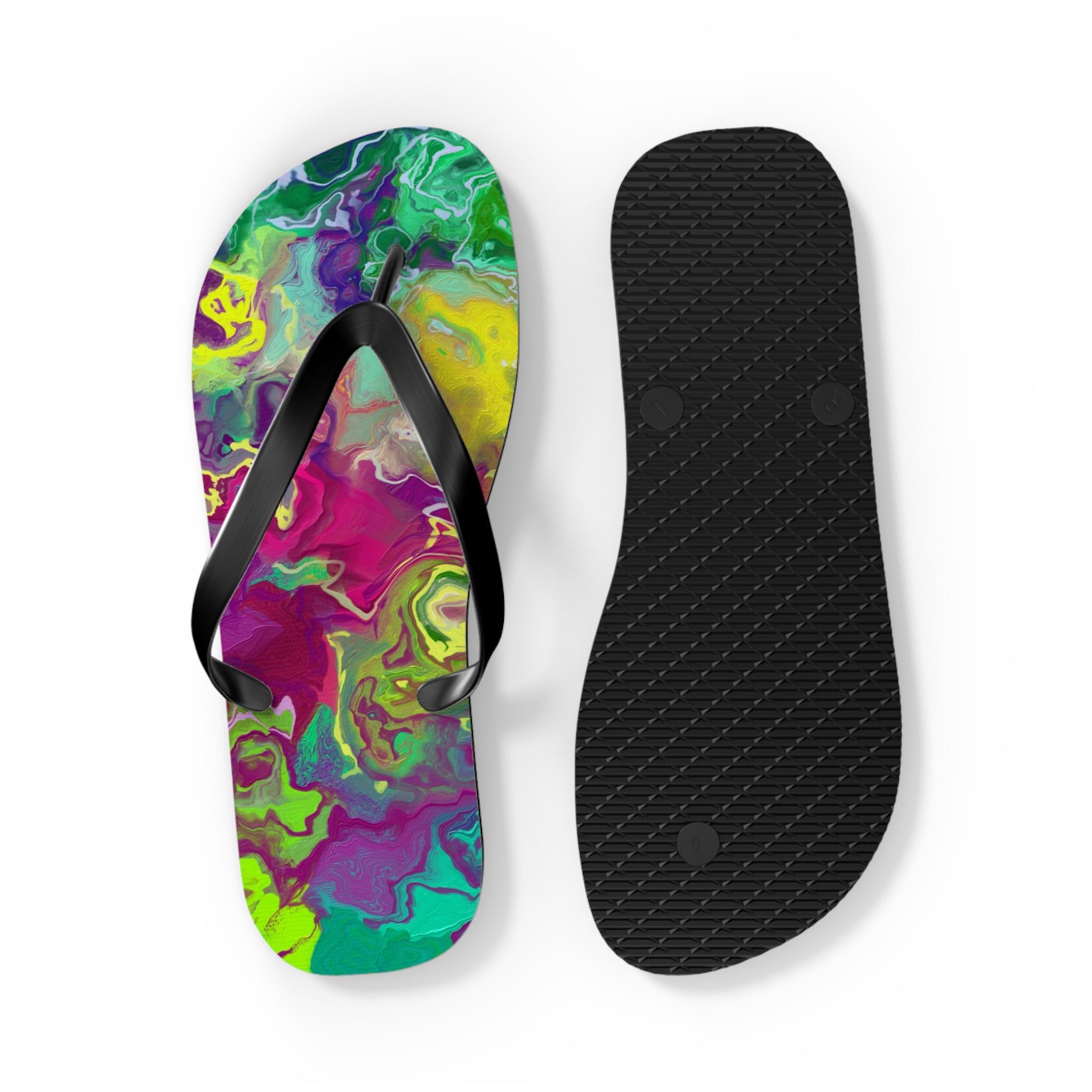 Vibrant Flip Flops