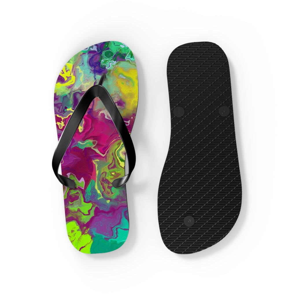Vibrant Flip Flops