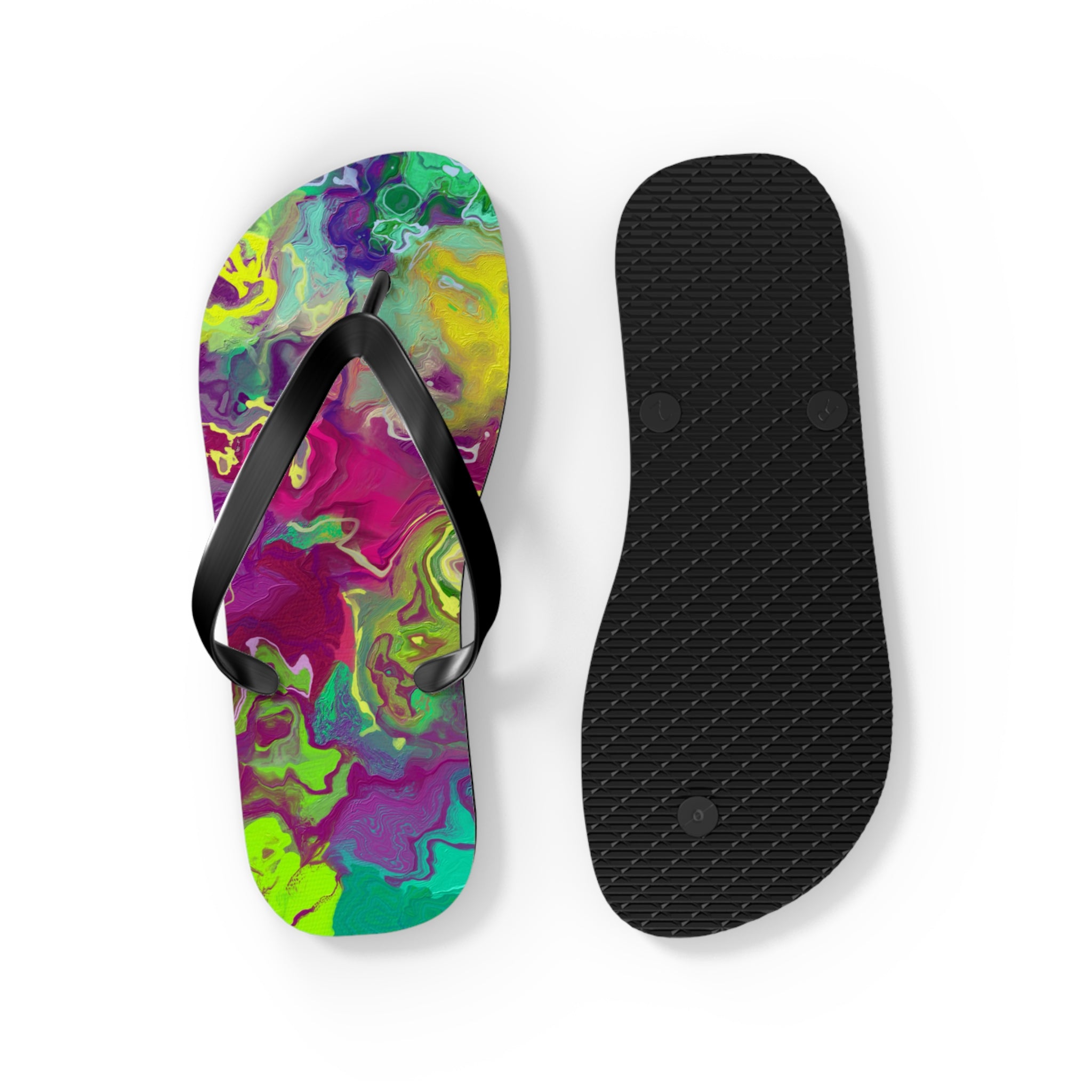 Vibrant Flip Flops