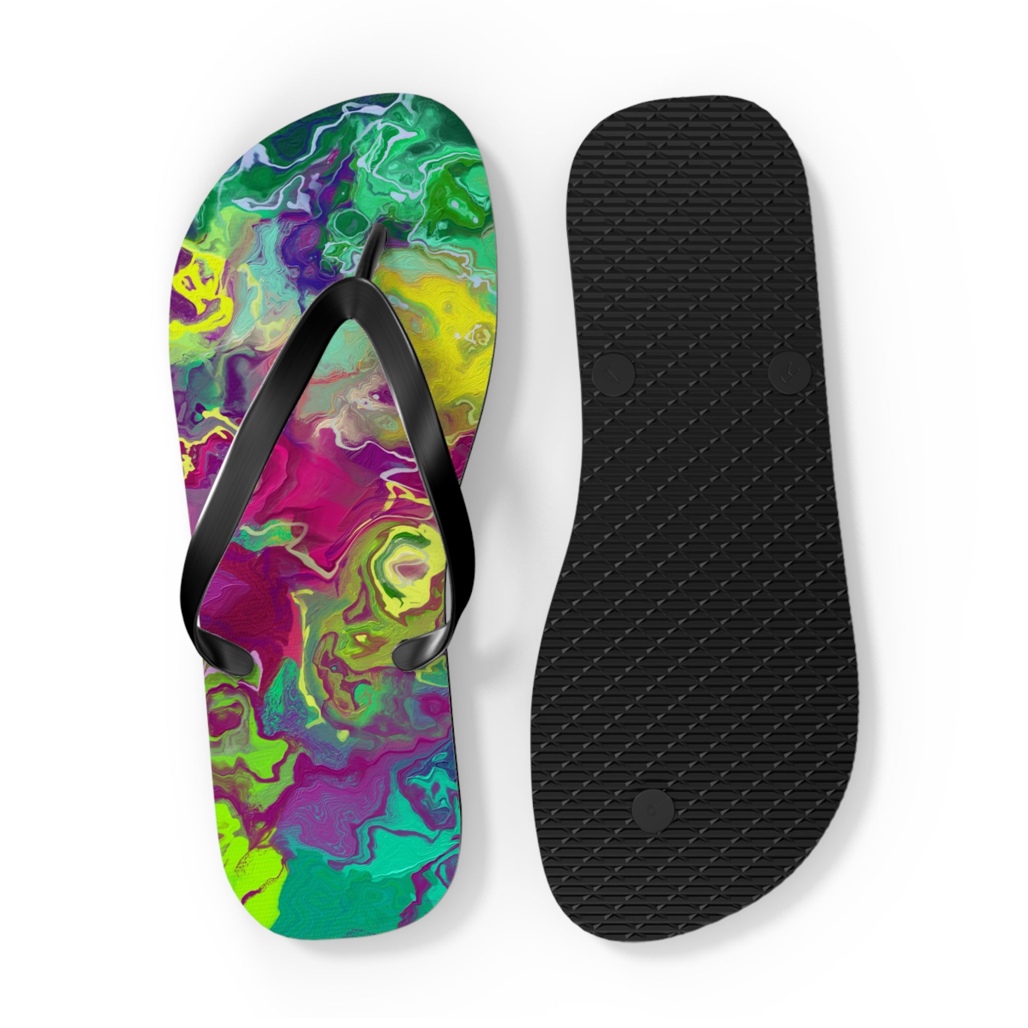 Vibrant Flip Flops