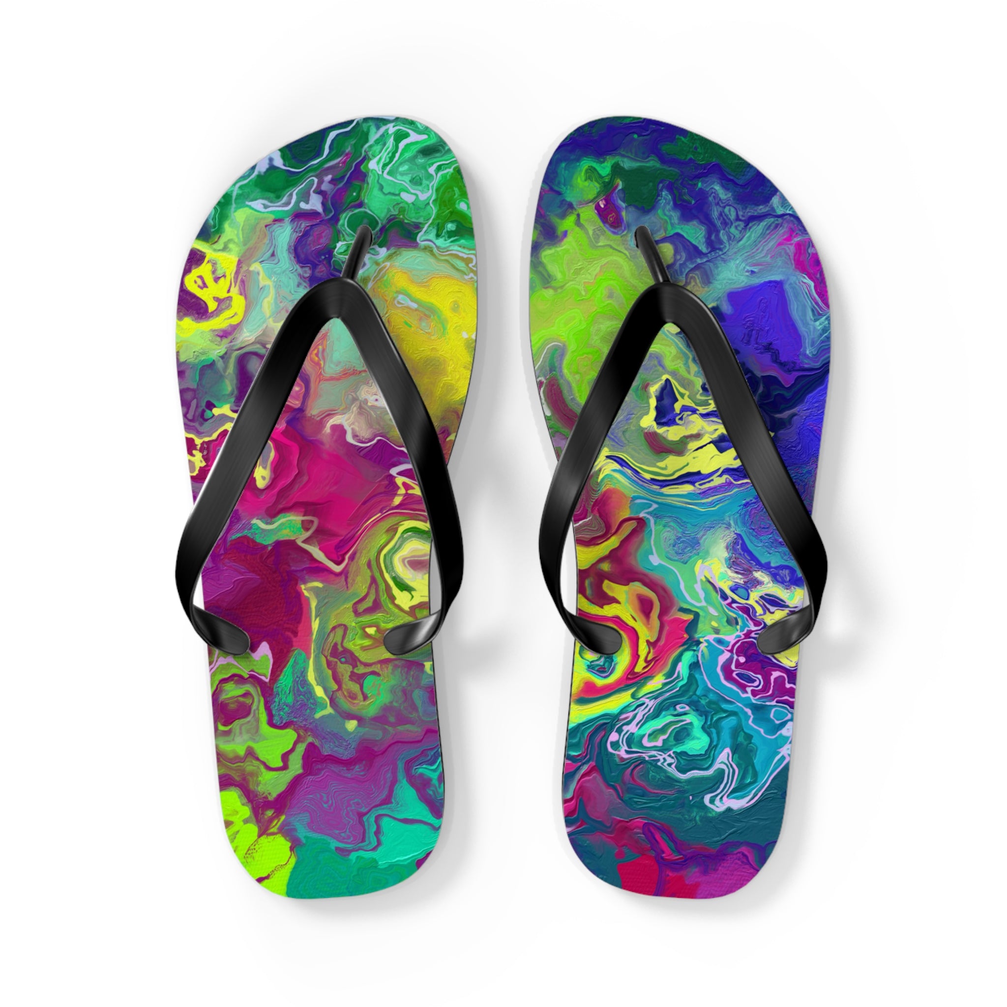 Vibrant Flip Flops
